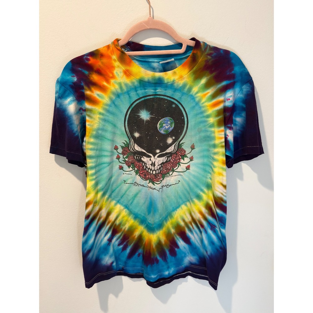 1987 Grateful Dead Space Your Face Tie Dye T-Shirt